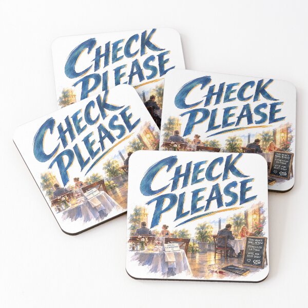 Item preview, Check Please designed and sold by Lyric Vault - Rock on.