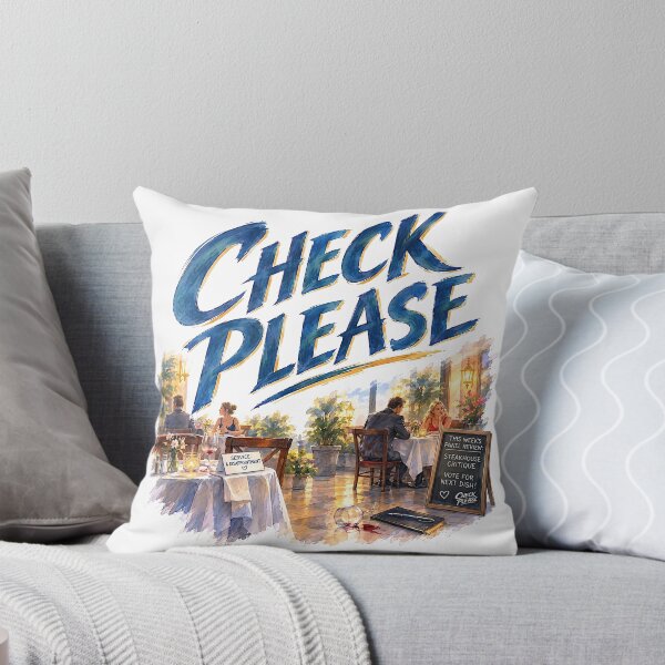 Item preview, Check Please designed and sold by Lyric Vault - Rock on.