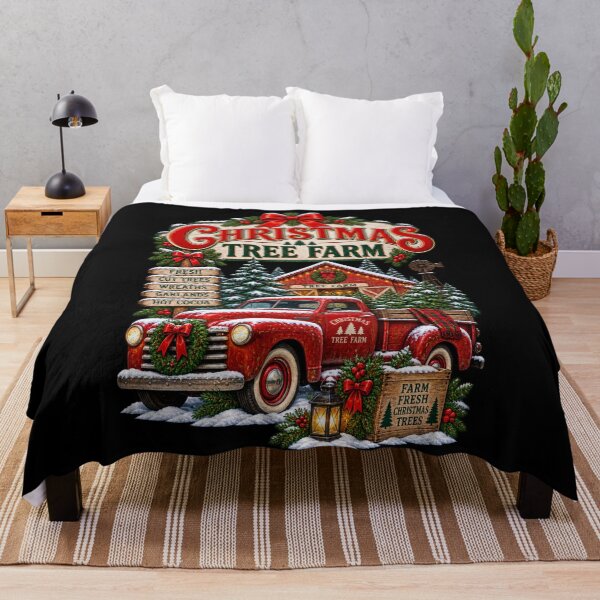 Item preview, Vintage Christmas Tree Farm designed and sold by RockitBaby.