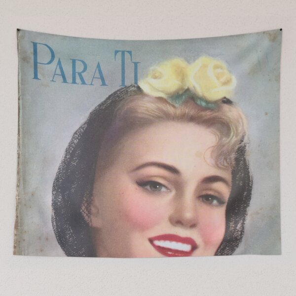 Item preview, Para Ti Vogue Vanity Fair Magazine Cover Vintage Girls Ladies Women Wall Art Poster Print Tee Cushion Mug Shirt designed and sold by Cool Robot Bro..