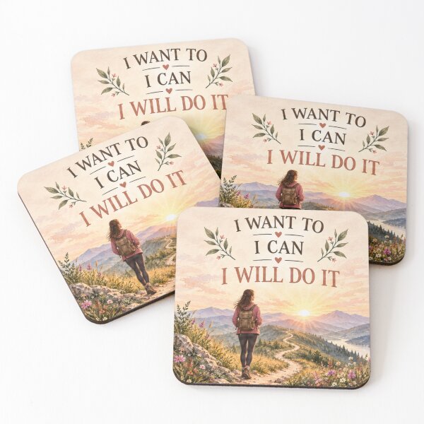 Item preview, I Want To, I Can, I Will Do It.  designed and sold by Dinasshop.