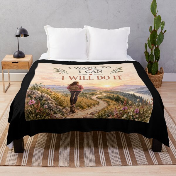Item preview, I Want To, I Can, I Will Do It. designed and sold by Dinasshop.