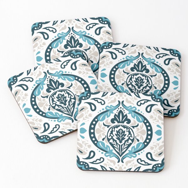 Item preview, Beatrice Damask Steel designed and sold by Kind Mode Store.