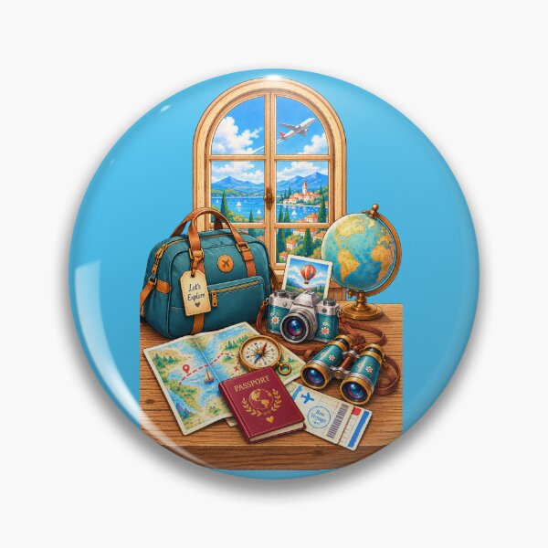 Item preview, Vintage and Charming Travel Adventure designed and sold by JessouArt.