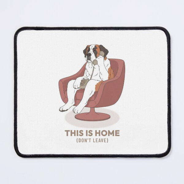 Item preview, Saint Bernard Landline Telephone Cozy Art Vintage Aesthetic designed and sold by COZY VINTAGE animal.