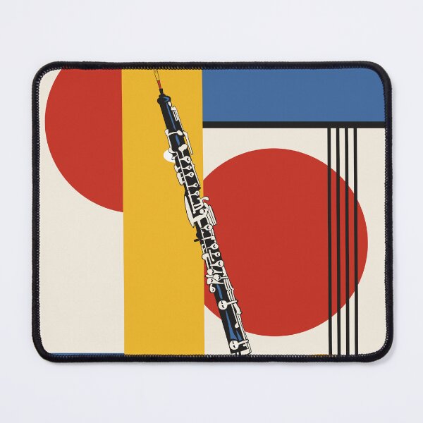 Item preview, Oboe Art Print, Bauhaus Music Print, Oboist Gift, Classical Music Art, Geometric Instrument Print, Modern Music Room Decor designed and sold by Studio pod Burom.