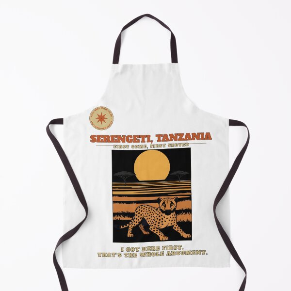 Item preview, Serengeti Tanzania Cheetah Landlord Vintage Safari Tee designed and sold by StillHereWild.co.