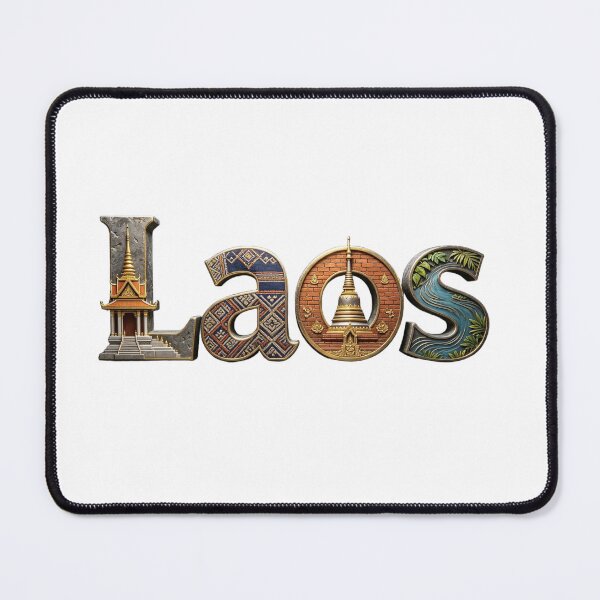 Item preview, Laos – Culture & Nature Word Art designed and sold by VladisWorld.