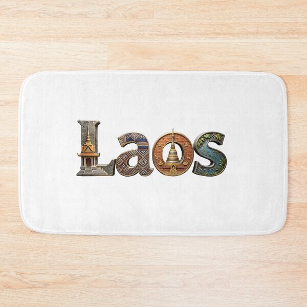 Item preview, Laos – Culture & Nature Word Art designed and sold by VladisWorld.