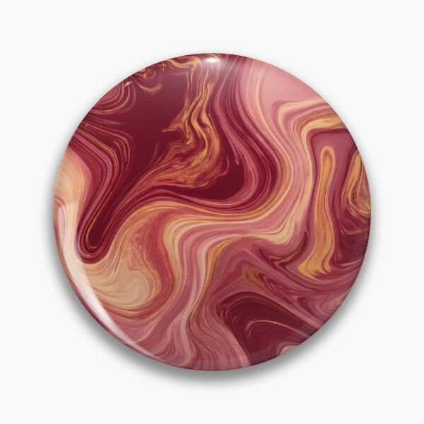 Item preview, Burgundy Blush & Golden Caramel Liquid Marble Swirl designed and sold by AlfiB.