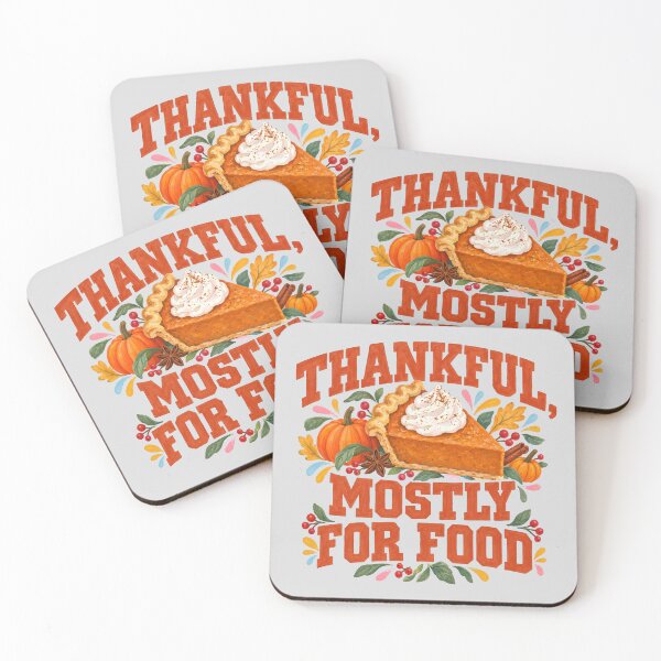 Item preview, Thankful Mostly for Food Pumpkin Pie Art designed and sold by hattie's.