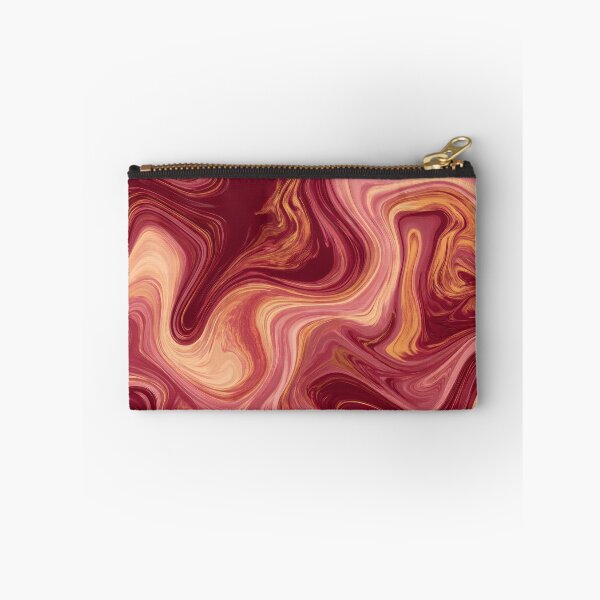 Item preview, Burgundy Blush & Golden Caramel Liquid Marble Swirl designed and sold by AlfiB.