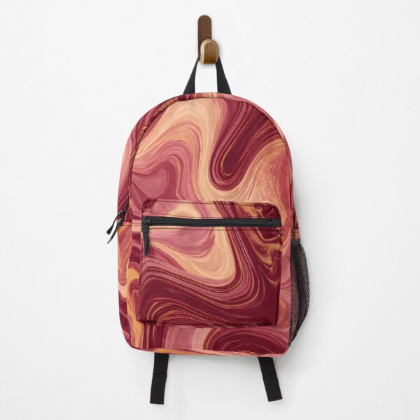 Item preview, Burgundy Blush & Golden Caramel Liquid Marble Swirl designed and sold by AlfiB.