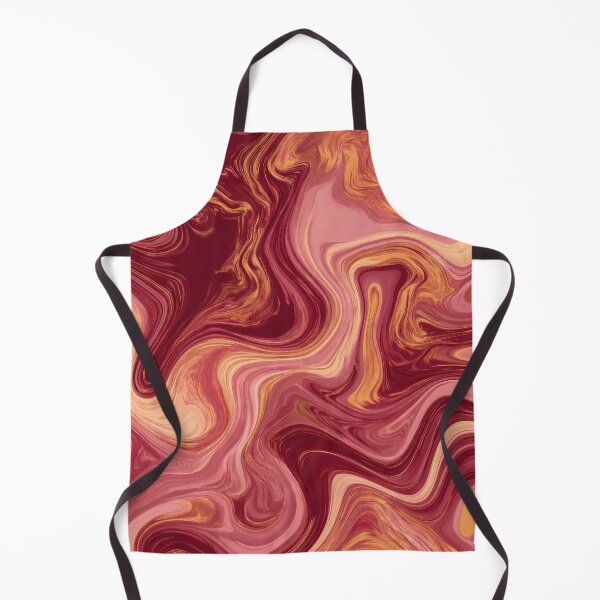 Item preview, Burgundy Blush & Golden Caramel Liquid Marble Swirl designed and sold by AlfiB.