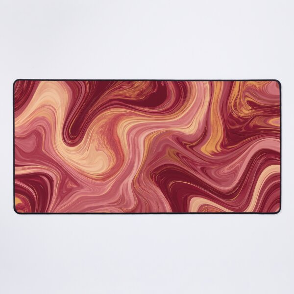 Item preview, Burgundy Blush & Golden Caramel Liquid Marble Swirl designed and sold by AlfiB.