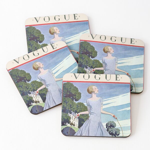 Item preview, Vogue Vanity Fair Magazine Cover Vintage Girls Ladies Women Wall Art Poster Print Tee Cushion Mug Shirt designed and sold by Cool Robot Bro..