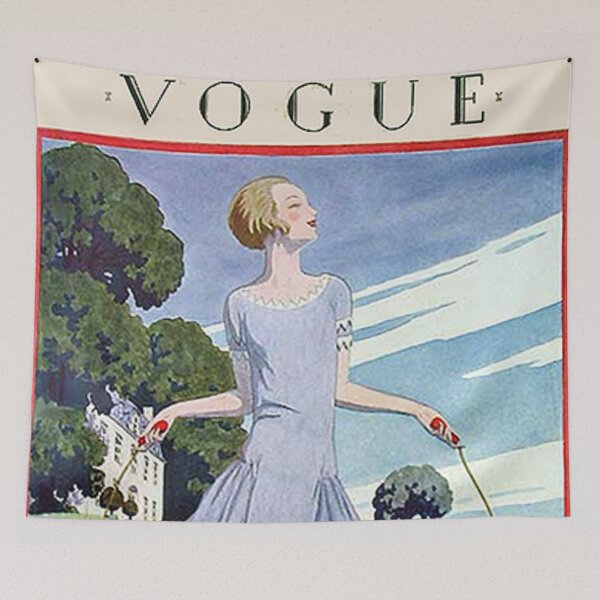Item preview, Vogue Vanity Fair Magazine Cover Vintage Girls Ladies Women Wall Art Poster Print Tee Cushion Mug Shirt designed and sold by Cool Robot Bro..