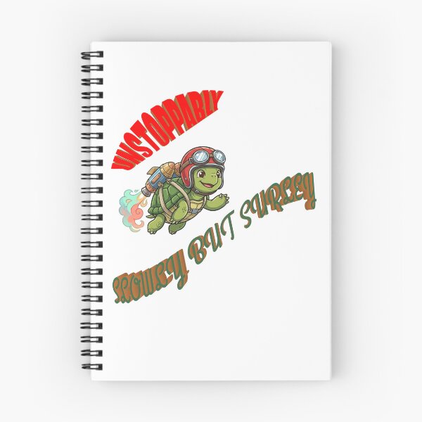 Item preview, Unstoppable Jetpack Turtle - Cute Flying Hero Motivation Gift designed and sold by hepopatterns.