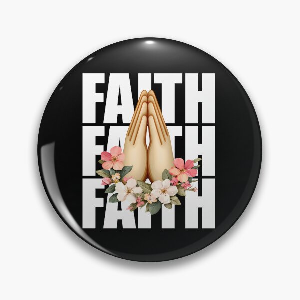 Item preview, Faith Praying Hands And Flowers designed and sold by Atteestude.