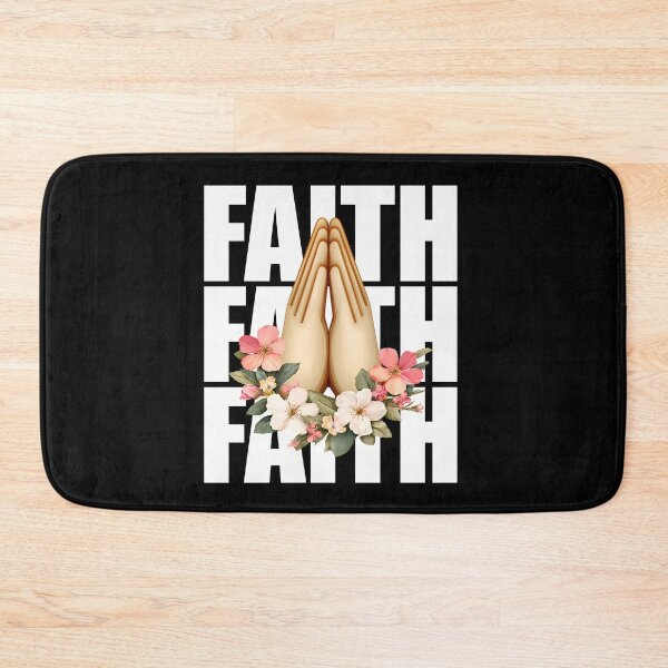 Item preview, Faith Praying Hands And Flowers designed and sold by Atteestude.