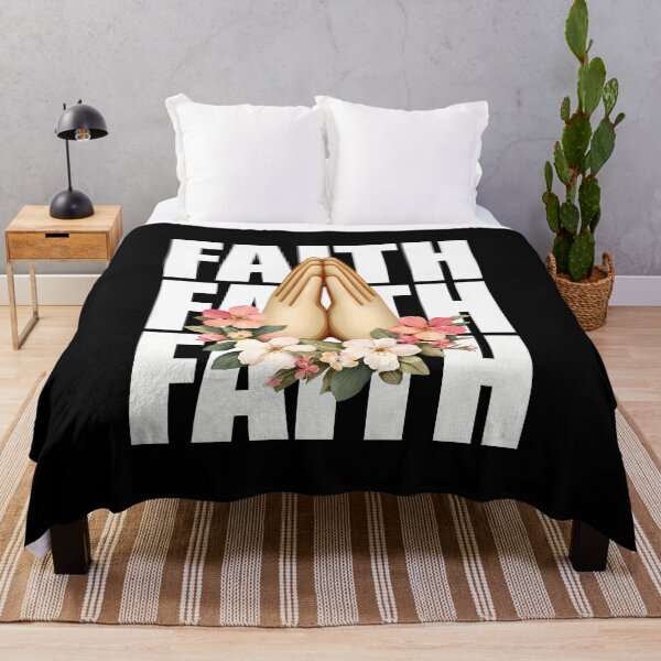 Item preview, Faith Praying Hands And Flowers designed and sold by Atteestude.