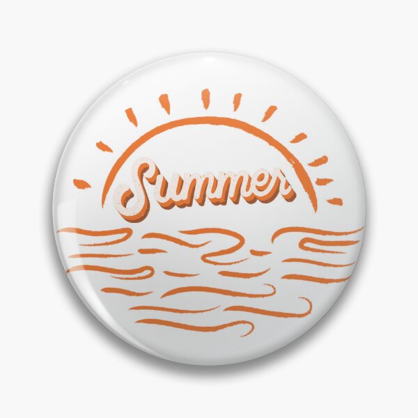 Item preview, Summer sun beach waves typography ıllustration designed and sold by esmadesigns.