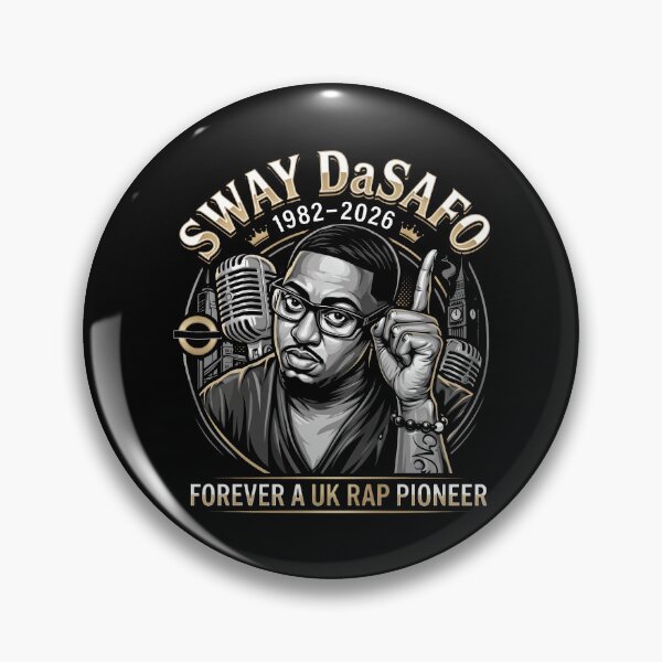 Artikelvorschau, Sway Dasafo – 1982–2026 – Für immer ein Pionier des britischen Rap entworfen und verkauft von onlytiggokk.
