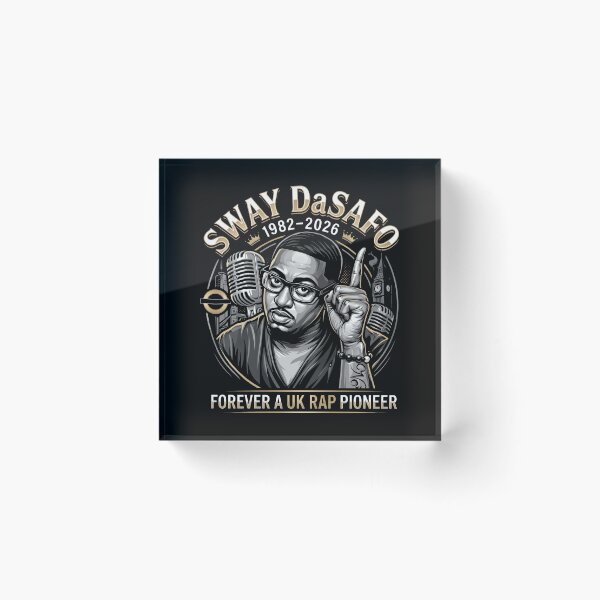 Artikelvorschau, Sway Dasafo – 1982–2026 – Für immer ein Pionier des britischen Rap entworfen und verkauft von onlytiggokk.