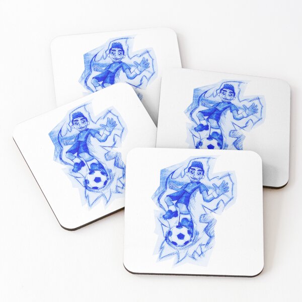 Item preview, Football Soccer Player Sketch designed and sold by fantasmahappy.