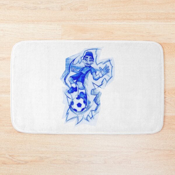 Item preview, Football Soccer Player Sketch designed and sold by fantasmahappy.