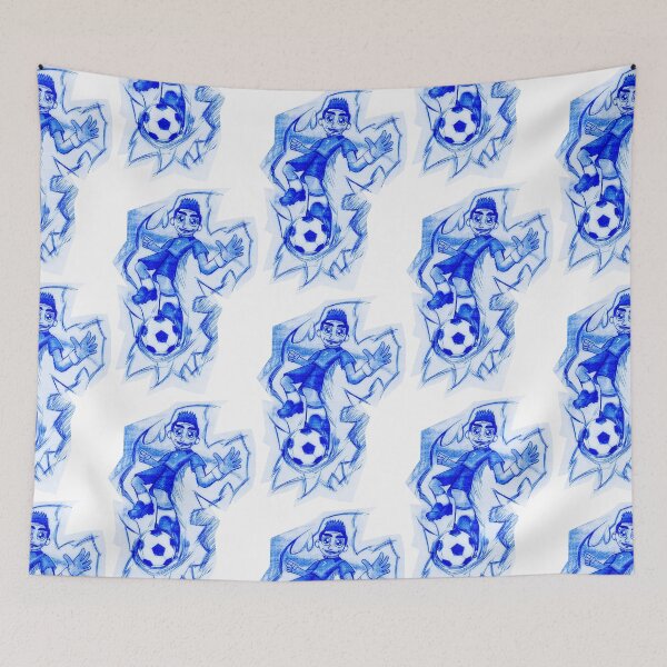 Item preview, Football Soccer Player Sketch designed and sold by fantasmahappy.
