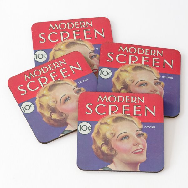 Item preview, Classic Modern Screen Movie Cinema Picture Magazine Cover Vintage Women Wall Art Poster Print Tee Cushion Mug Shirt designed and sold by Cool Robot Bro..