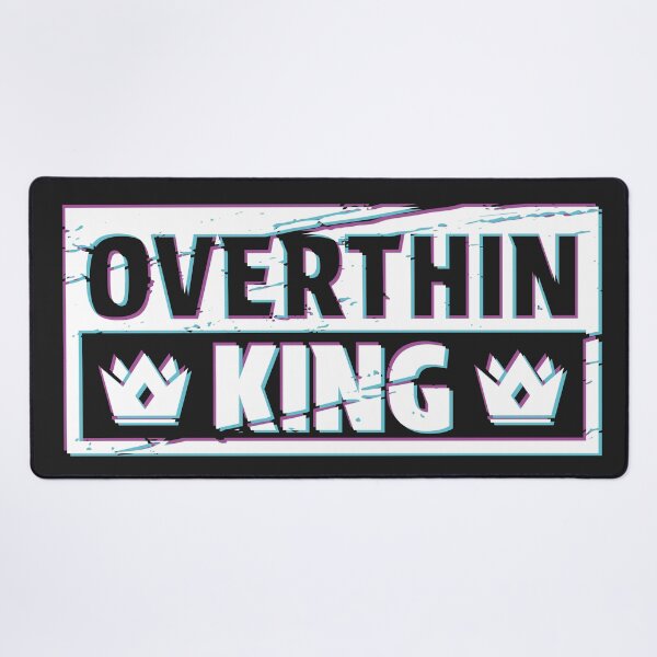Item preview, OVERTHINKING KING FUNNY OVERTHINKER GIFT designed and sold by Plant On Demand.