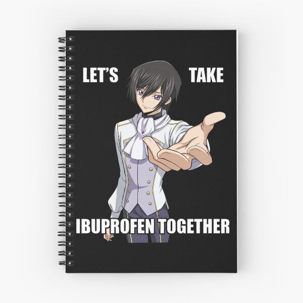 Item preview, Lelouch Vi Britannia - Code Geass - Let's Take Ibuprofen Together designed and sold by onlytiggokk.