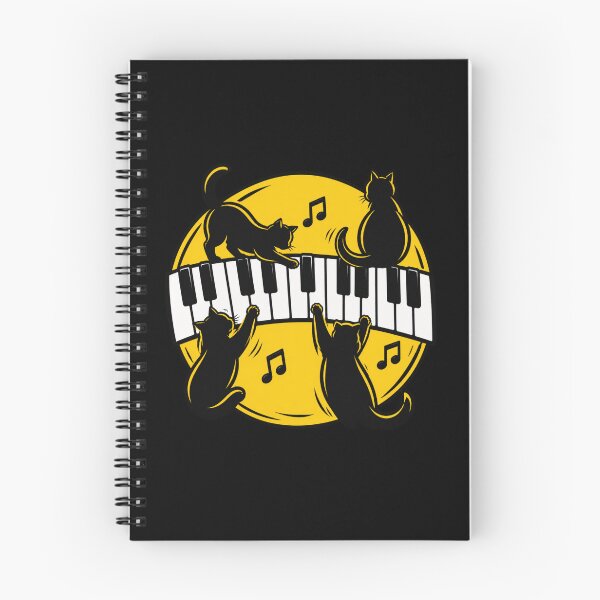 Item preview, cats with piano designed and sold by Konvero.