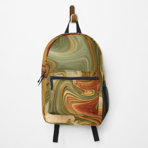 Item preview, Sage Green, Rust & Golden Ochre Liquid Marble designed and sold by AlfiB.