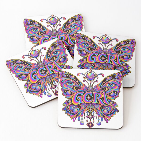 Item preview, GCR1 Psychedelic Cosmic Butterfly – Neon Galaxy Wings | Surreal Art designed and sold by GCR1.