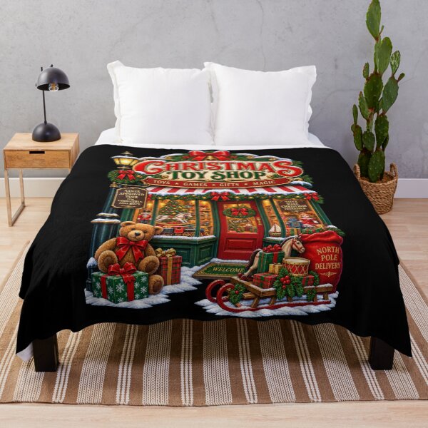 Item preview, Vintage Christmas Toy Shop – Classic Christmas Toys designed and sold by RockitBaby.