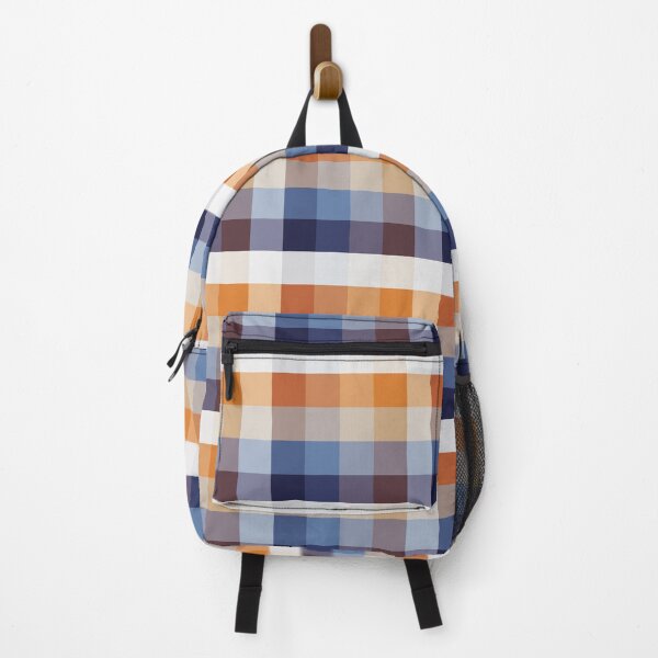 Item preview, Denim Orange Gingham designed and sold by Kind Mode Store.