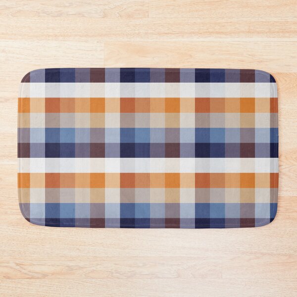 Item preview, Denim Orange Gingham designed and sold by Kind Mode Store.