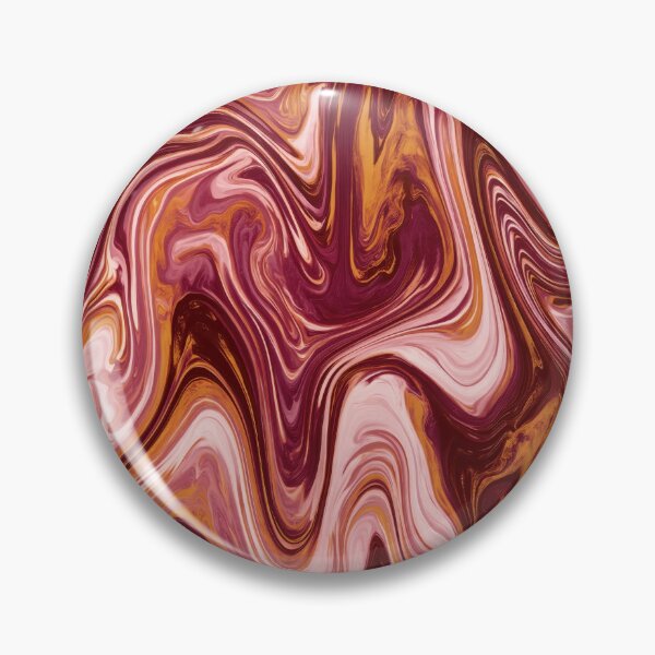 Item preview, Burgundy, Blush Pink & Caramel Psychedelic Marble designed and sold by AlfiB.