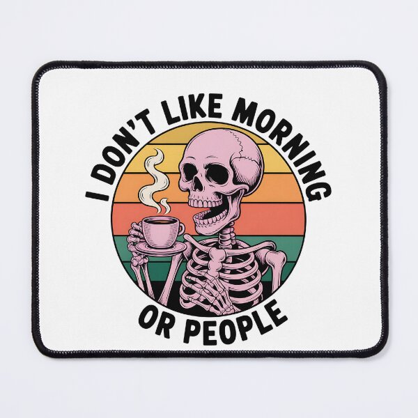 Item preview, Coffee Keeps Me Alive Retro Skeleton designed and sold by sazuii.