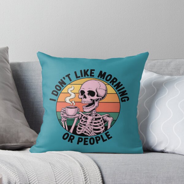 Item preview, Coffee Keeps Me Alive Retro Skeleton designed and sold by sazuii.