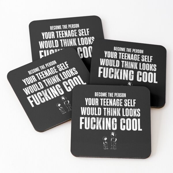 Item preview, Become The Person Your Teenage Self Would Think Looks Fucking Cool designed and sold by onlytiggokk.