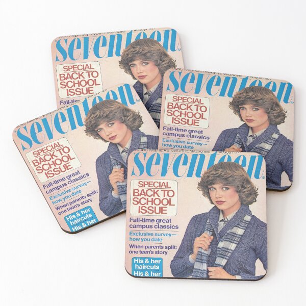 Item preview, Seventeen Magazine Teen Woman Magazine Cover Vintage Girls Ladies Women Wall Art Poster Print Tee Cushion Mug Shirt designed and sold by Cool Robot Bro..