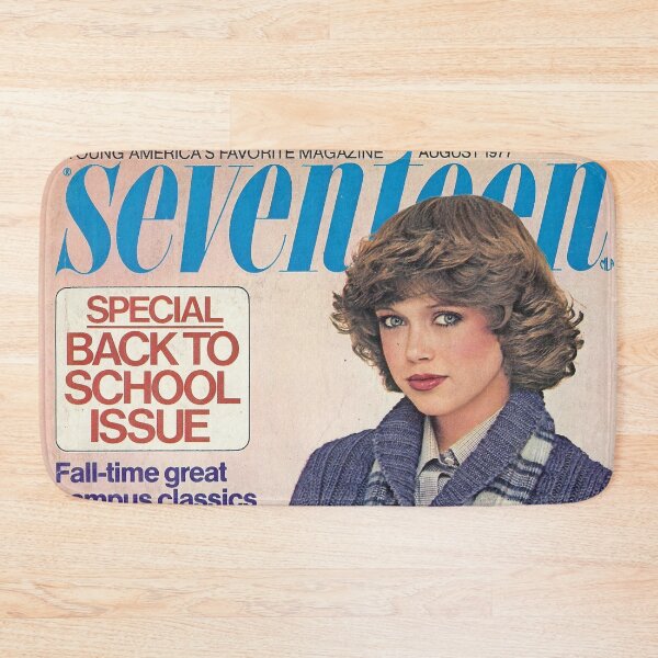 Item preview, Seventeen Magazine Teen Woman Magazine Cover Vintage Girls Ladies Women Wall Art Poster Print Tee Cushion Mug Shirt designed and sold by Cool Robot Bro..