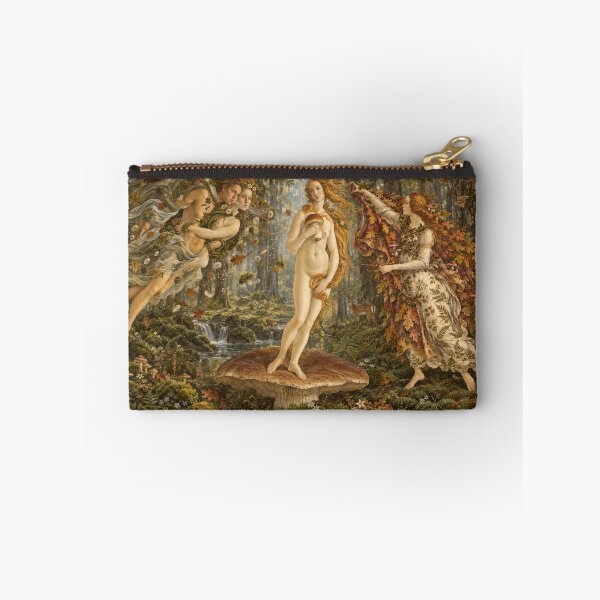 Artikelvorschau, Die Entstehung des Pilz-Crop-Tops | Botticelli-Waldkunst entworfen und verkauft von wildlifethings.