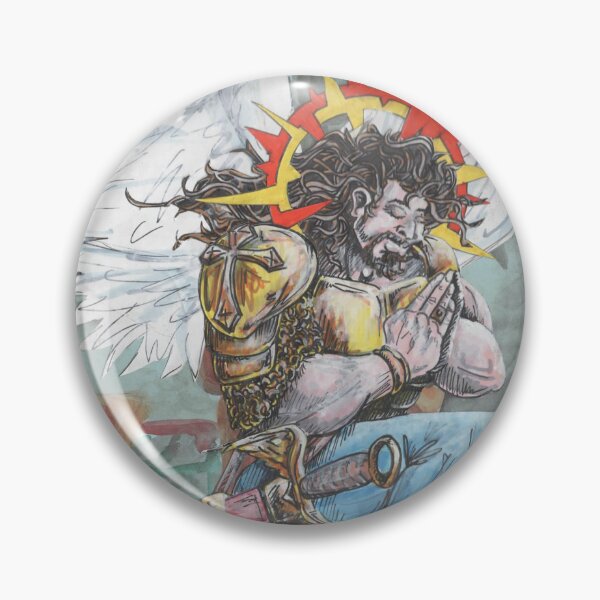 Item preview, St Micheal kneeling designed and sold by BigKenAAA.