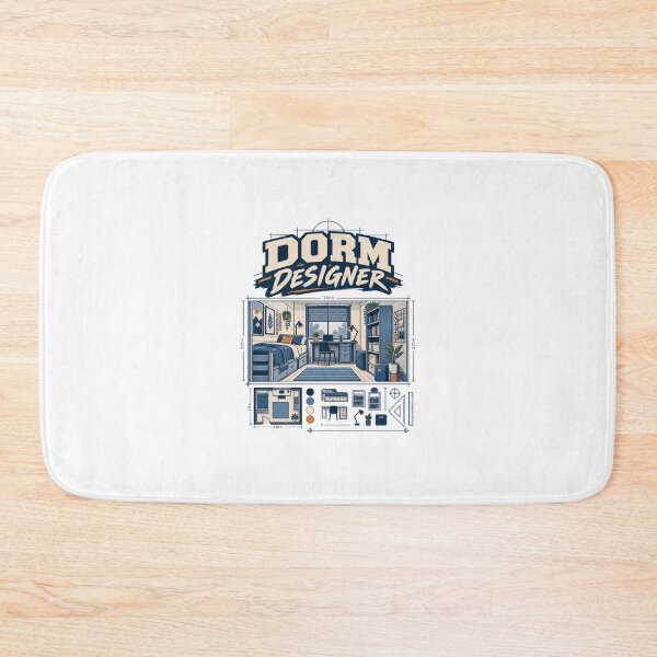 Item preview, Dorm Designer Blueprint – College Dorm Room Decor designed and sold by Print-Mingle01.