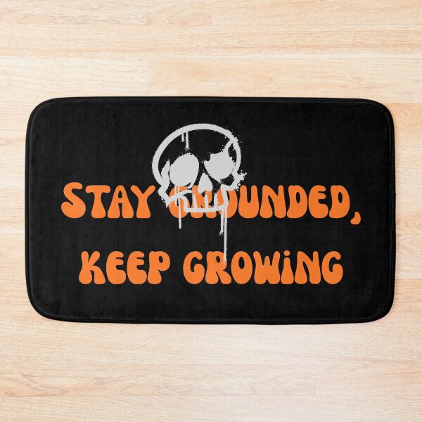 Item preview, Stay Grounded Keep Growing Retro Hippie Skull designed and sold by Pamthedesigner.